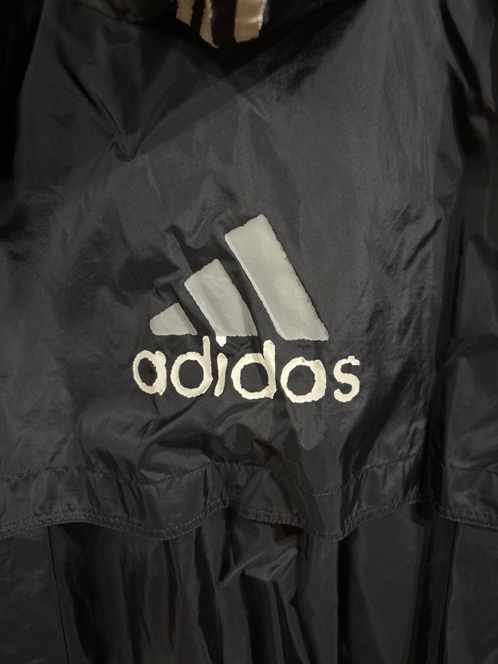 Adidas black hooded jacket, vintage - Picture 4 of 5